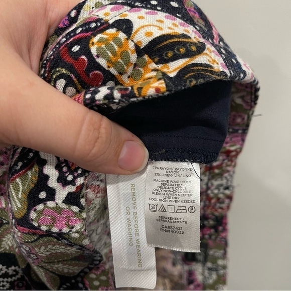 Loft Mosaic Print Shorts Size XS - Picture 6 of 7